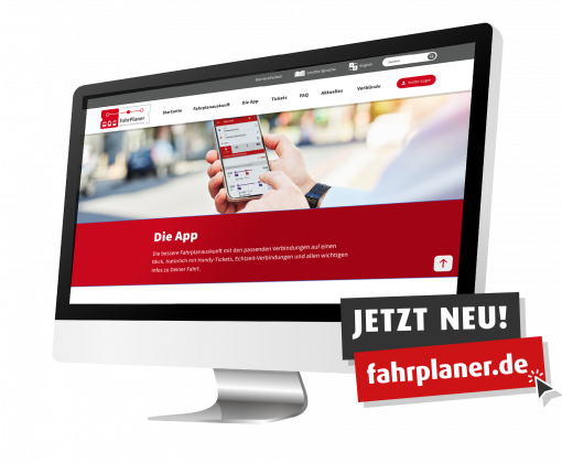 Monitor mit Link fahrplaner.de